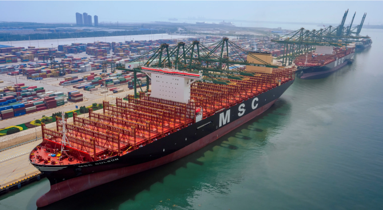 全球第一，，MSC船运公司运力即将突破500万TEU！
